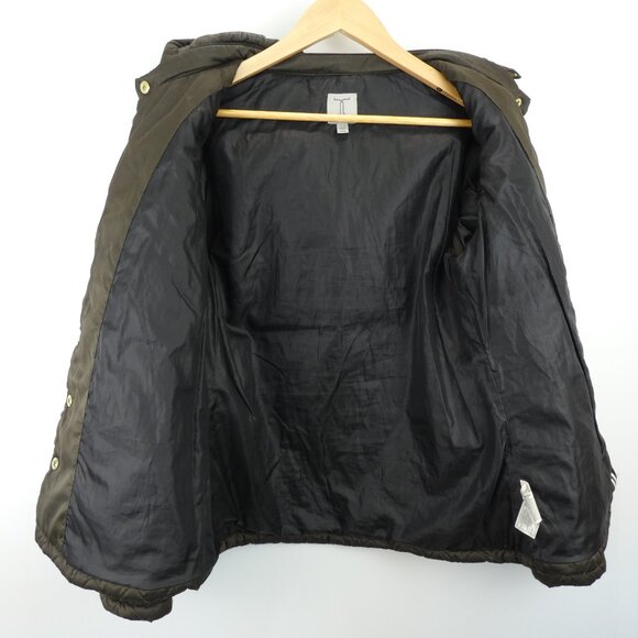 Tristan Womens Coat Medium Brown Diamond Quilted Removable Arms and Hood Jacket - Picture 11 of 16